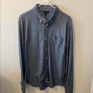 Banana Republic Blue Casual Button-Down Shirt